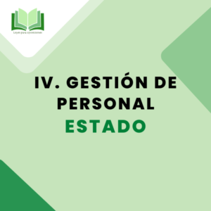 IV. GESTIÓN DE PERSONAL