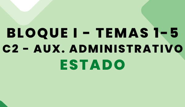 AGE C2 Bloque I Temas 1-5